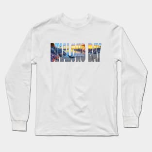 BINALONG BAY - Tasmania Australia Fires Sunset Long Sleeve T-Shirt